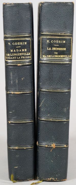 COUSIN Victor. Ensemble de 2 Volumes.
La Jeunesse 