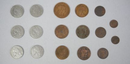 FRANCE. Ensemble de 17 Monnaies Dupuis et Patey.
1