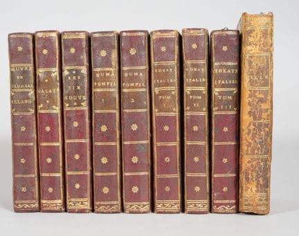 FLORIAN (Jean Pierre Claris de). Ensemble de 9 Vol