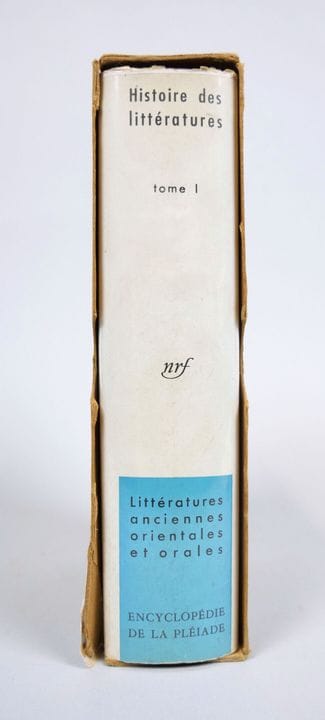 BIBLIOTHEQUE DE LA PLEIADE. 
Histoire des Littérat