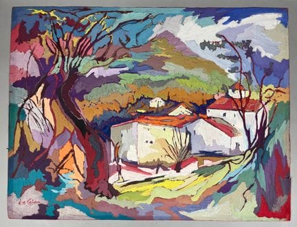 Louis-André CABANE (1915-1988)
L'automne au villag