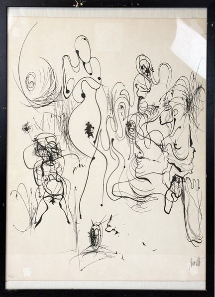 Raymond MORETTI (1931-2005)
Composition surréalist