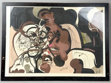 Raymond MORETTI (1931-2005)
Composition surréalist