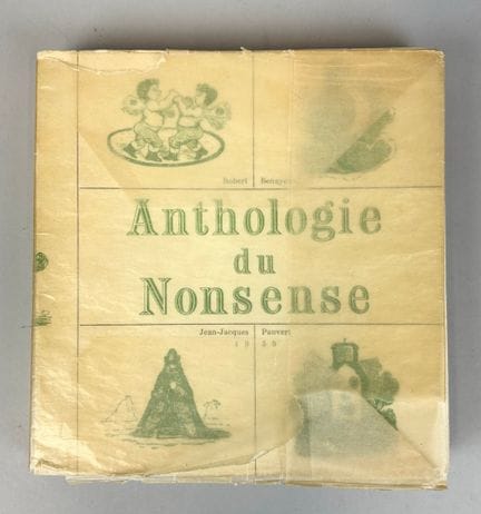 BENAYOUN (Robert) - Anthologie du nonsense - [Pari