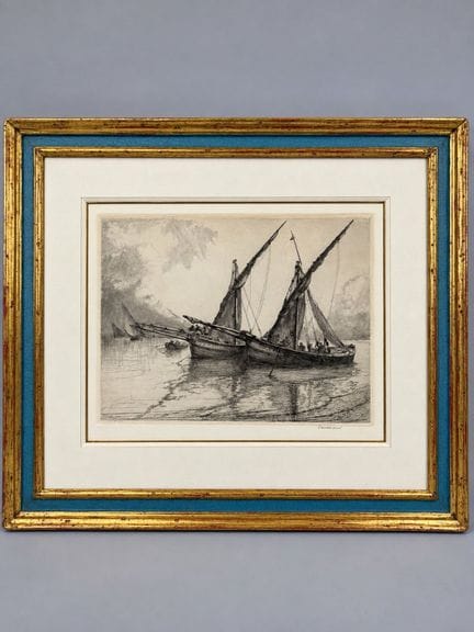 Louis ORR (1879-1966)
Marine probablement à Sainte