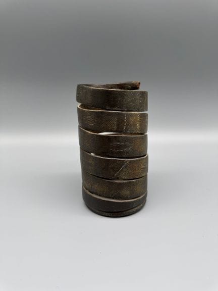 BRACELET MONNAIE, TEKE (?), RD CONGO 
Dimensions :