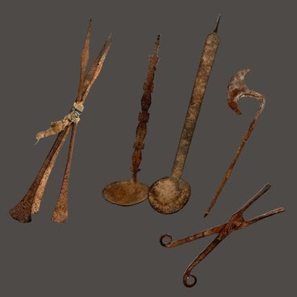 ENSEMBLE D’OBJETS EN FER FORGE - Nigeria, Cameroun