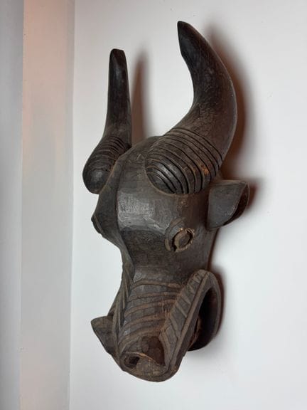 HELMMASKE „BUFFLE“ – Grasslands, Kamerun – Bamilek
