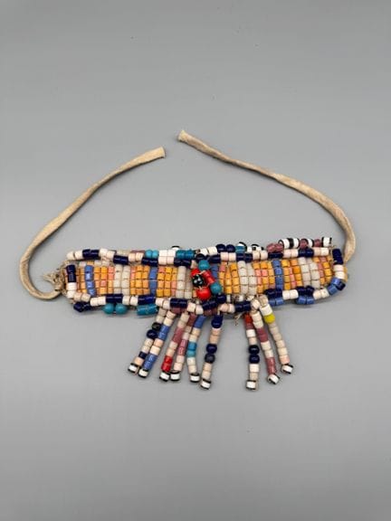 CEINTURE DE PERLES (RD CONGO OU CAMEROUN) 
Tissu, 