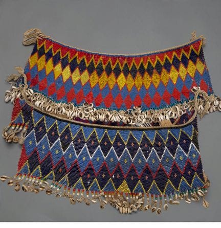 TWO CEREMONIAL APRONS - Mandara Mountains Region, 