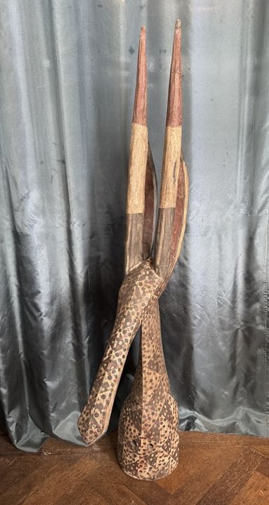 MASQUE CIMIER ANTILOPE - Mali - Kurumba
Fin du XIX