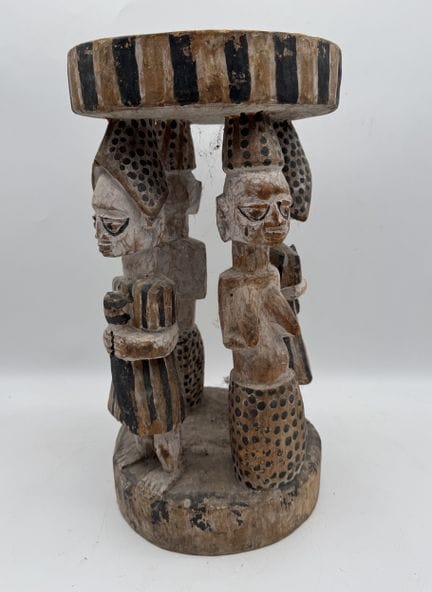 SCAGLIETTO CON CARIATIDI - Nigeria - Yoruba
Fine d
