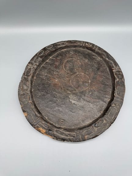PLATEAU CIRCULAIRE DE DIVINATION YORUBA, NIGERIA 
