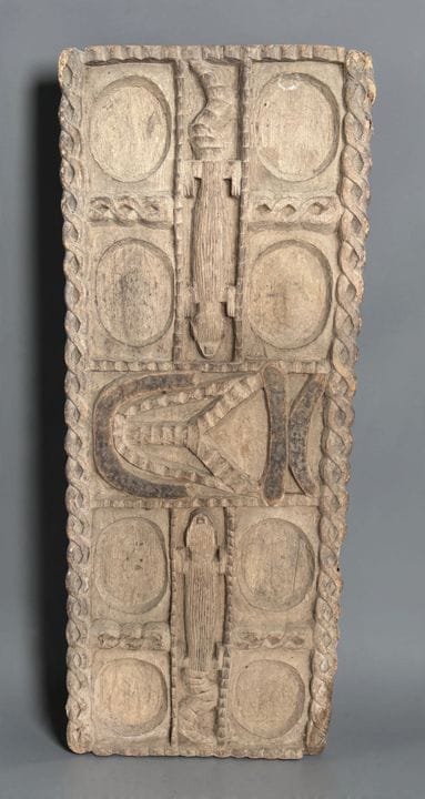 GRANDE PORTE DECOREE DE GRENIER - Mali ou Burkina 