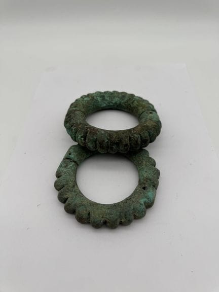 PAIRE DE BRACELETS MONNAIES - Burkina Faso, Côte-d