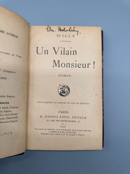 威利·亨利·戈蒂耶-维拉尔（1859—1931）——《威利，一个讨厌的先生！》，1898年——初版
