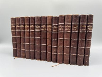 Guy de Maupassant (1850-1893) - Colección de 14 vo