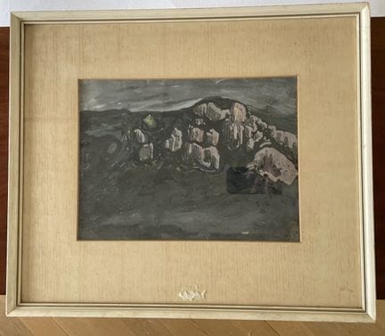 Schule des 20. Jahrhunderts – Komposition mit Fels