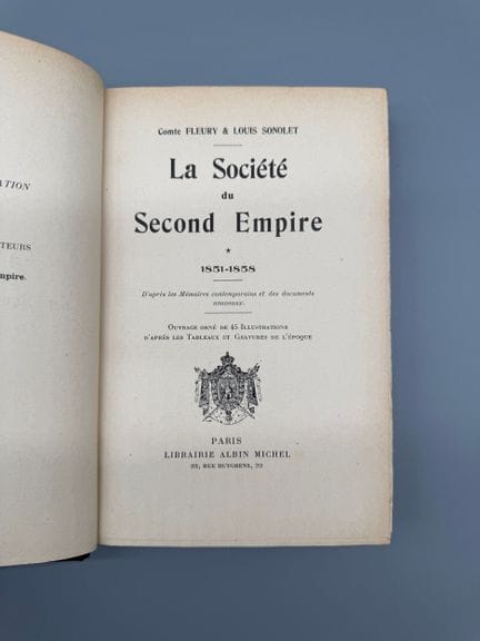 FLEURY Comte y SONOLET Louis - La sociedad del Seg