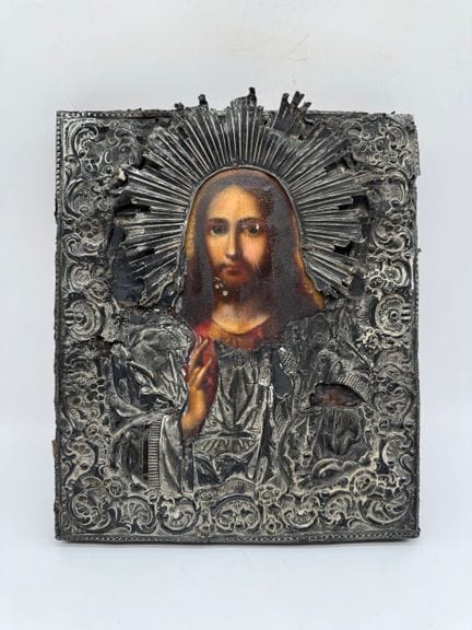 Christus Pantokrator – Russland – 1860 
Ikone, die