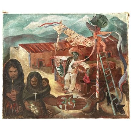 Louise Pershing (American, 1904-1986) Painting Oil