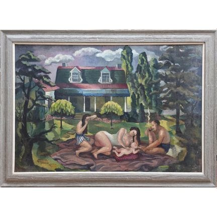 Louise Pershing (American, 1904-1986) Painting Oil