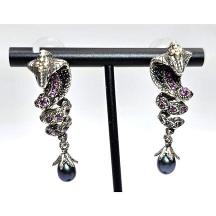 Vintage Barbara Bixby Sterling Silver & 18K Gold H