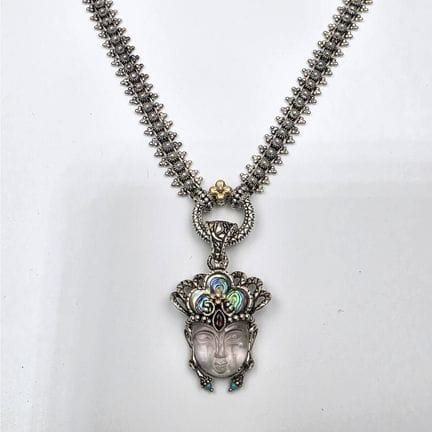 Vintage Barbara Bixby Sterling Silver & 18K Gold H