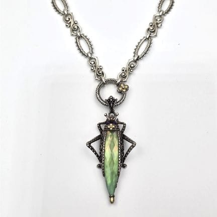 Vintage Barbara Bixby Sterling Silver & 18K Gold H