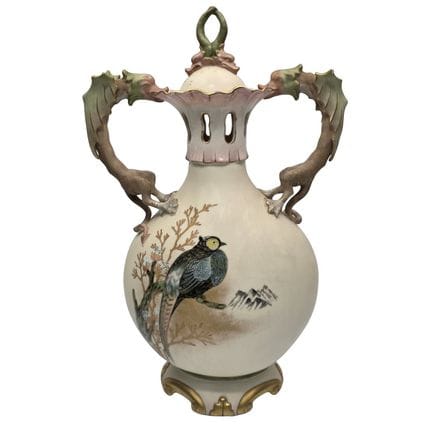 Antique Alfred Stellmacher Amphora Turn Teplitz In
