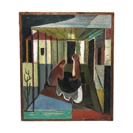 Louise Pershing (American, 1904-1986) Painting Oil