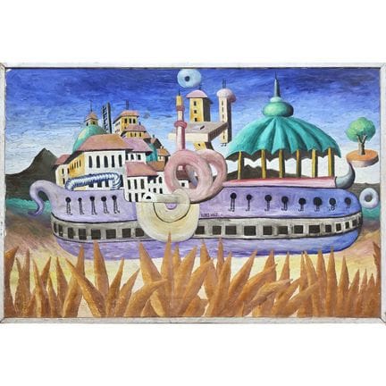 Flores Valle (Ecuadorian, 20th Century) Painting O
