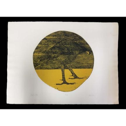 Leonard Baskin, American (1922-2000) Woodblock Pri