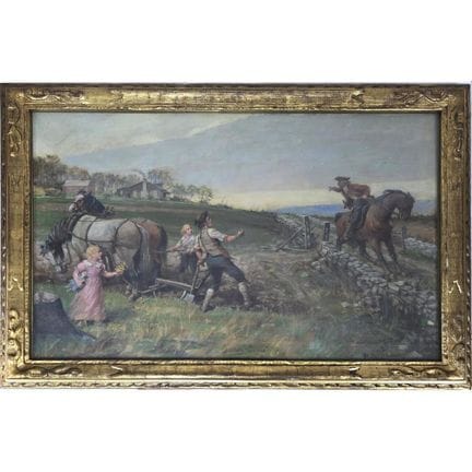 John Ward Dunsmore (American, 1856-1945) Painting 