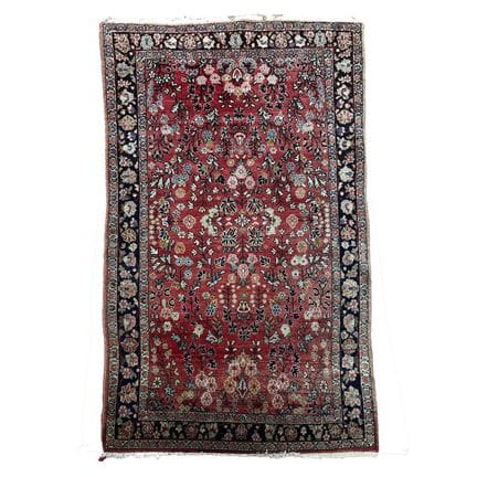 Persian Antique Sarouk Rug. 
Condition: Generally 