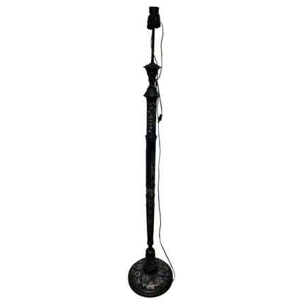Japanese Antique Cloissone Floor Lamp Circa 1900. 