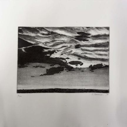 John Beerman, American (b.1958) Etching Aquatint. 