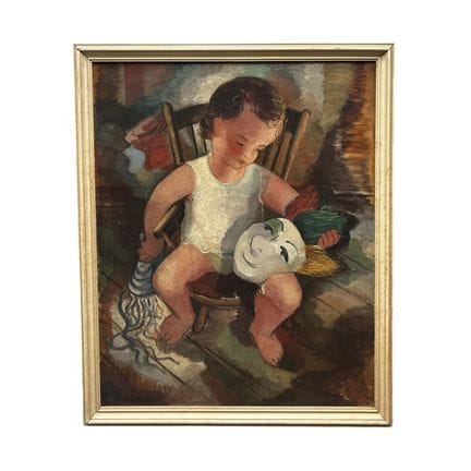 Louise Pershing (American, 1904-1986) Painting Oil