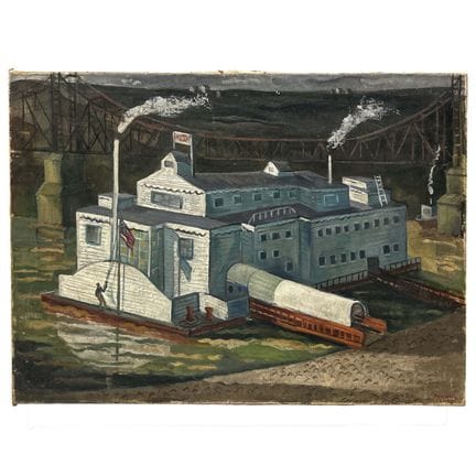 Louise Pershing (American, 1904-1986) Painting Oil