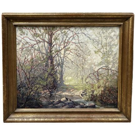 Turner Messick (American, 1878-1952) Painting Oil 