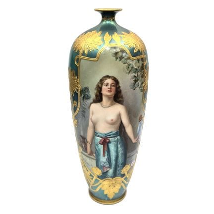 Antique Royal Vienna Style Art Nouveau Porcelain T