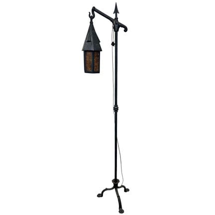 Antique Early 20th Century Gothic Style Floor Lamp