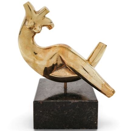 索尼亚·戈姆伯格（巴西，1940-1997） 20世纪中叶巴西抽象女性裸体黄铜雕塑 艺术家/设计师/