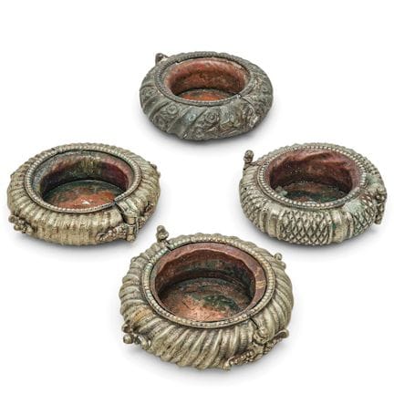 (4 uds.) Portavelas en forma de pulsera de metal b