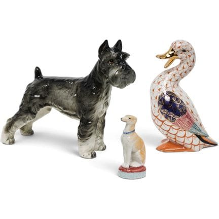 (Lot de 3) Figurines vintage en porcelaine du XXe 