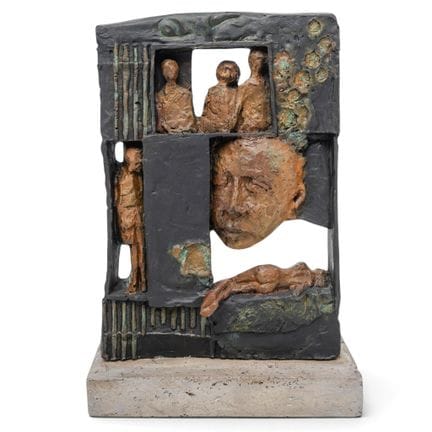 威廉·梅耶罗维茨（乌克兰裔，1887-1981） 抽象复合雕塑 1996年，美国 艺术家/设计师/制