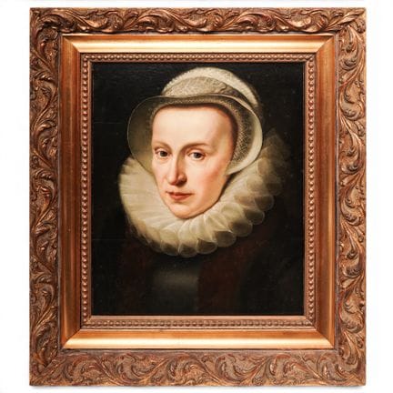 归因于约翰内斯·C·弗斯普龙克《年轻女士肖像》，木板油画，17世纪，荷兰艺术家/设计师/制造商：归因