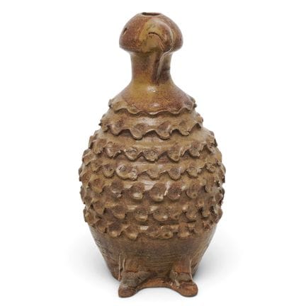 Vintage-Vogelgefäß aus chinesischem Steingut, 20. 