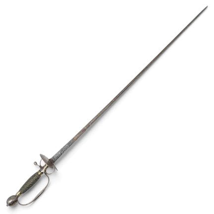 Antique Spanish Transitional Rapier Sword 18th-cen