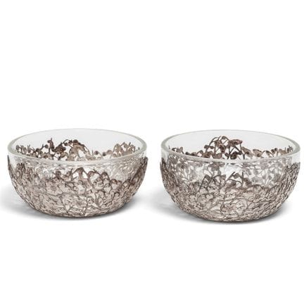 Paar „Hu“-Schalen aus chinesischem Export-Silber 9